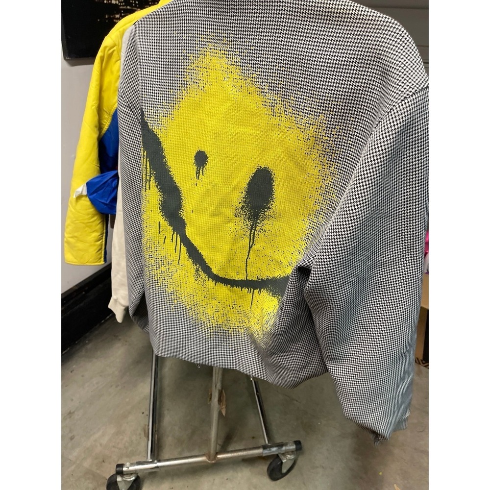 Alexander wang men smiley face jacket